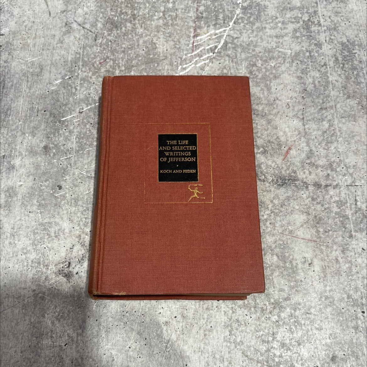 the life and selected writings of thomas jefferson book, by thomas jefferson, 1944 Hardcover image 1