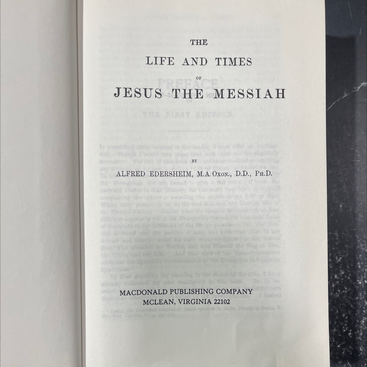 the life and times of jesus the messiah book, by alfred edersheim, 1970 Hardcover image 2