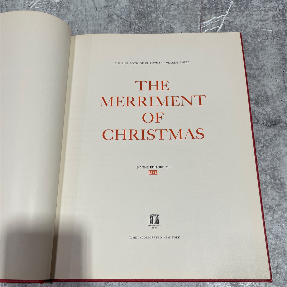 the life book of christmas volume three the merriment of christmas book, by editors of life, 1963 Hardcover image 2
