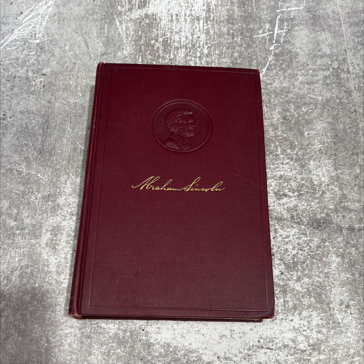 the life of abraham lincoln book, by loa m. carbell, 1924 Hardcover image 1