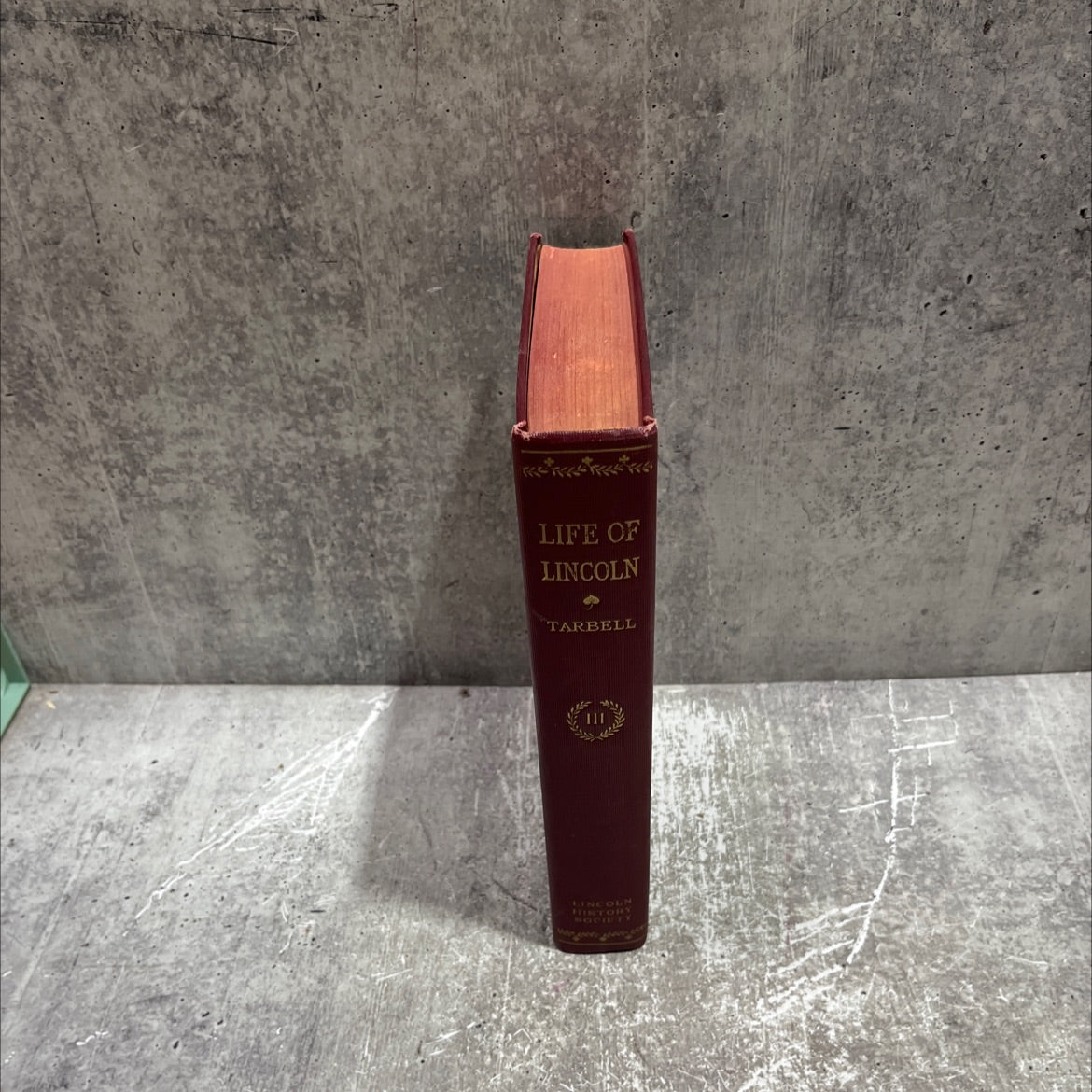 the life of abraham lincoln book, by loa m. carbell, 1924 Hardcover image 4