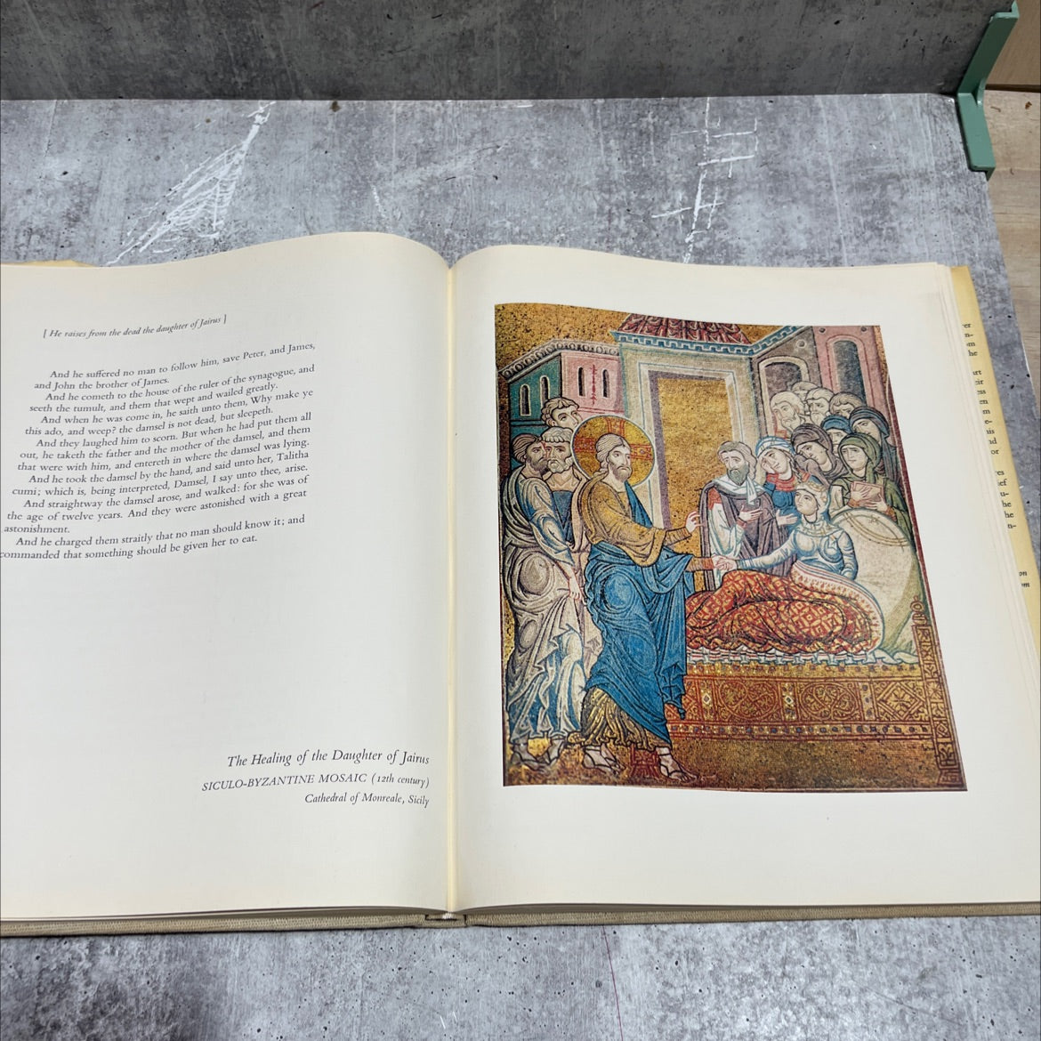 the life of christ in masterpieces of art and the words of the new testament book, by marvin ross, 1957 Hardcover image 4