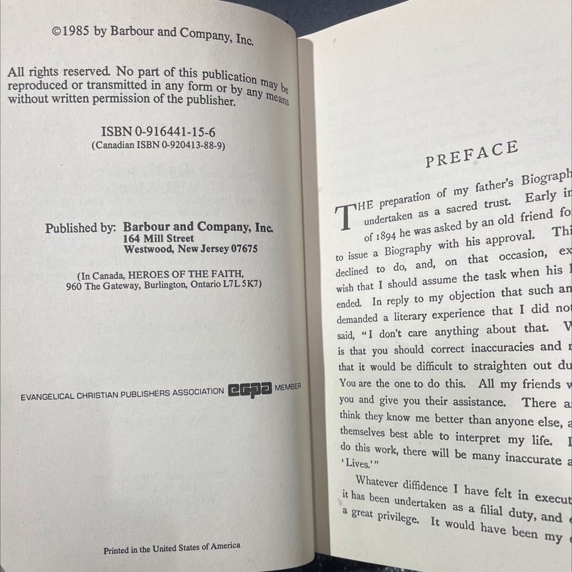 the life of dwight l. moody book, by w.r. moody, 1985 Hardcover image 3