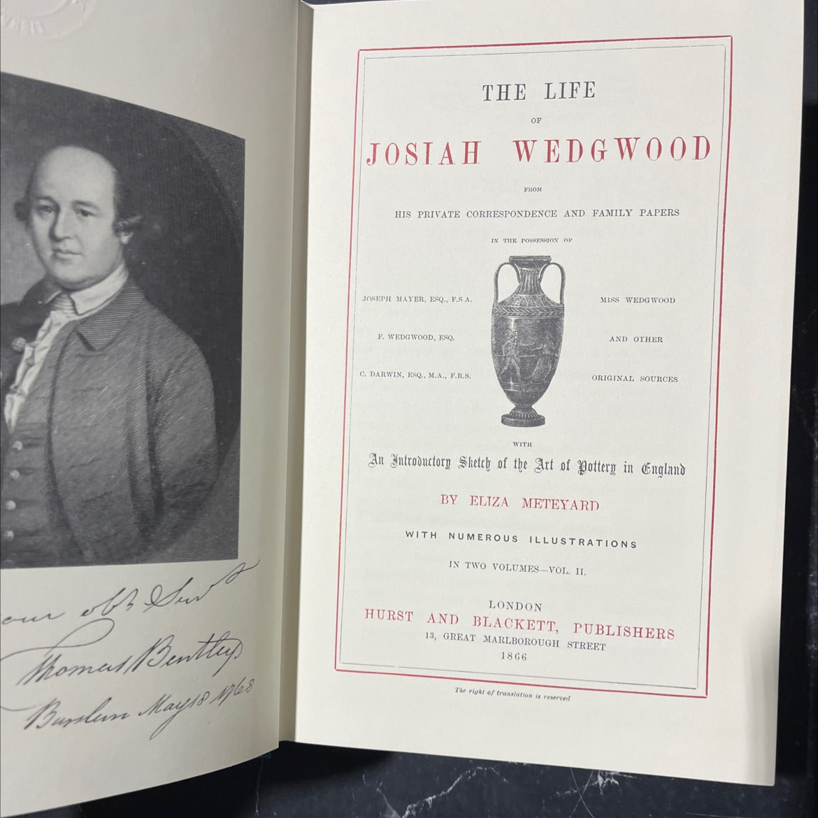 the life of josiah wedgwood from his private correspondence and family papers book, by joseph mayer, f.wedgwood, c. image 2