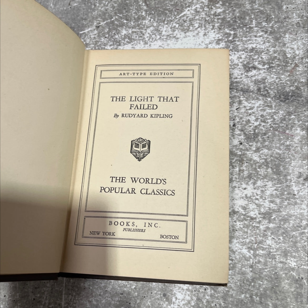 the light that failed book, by rudyard kipling, 1970 Hardcover image 2