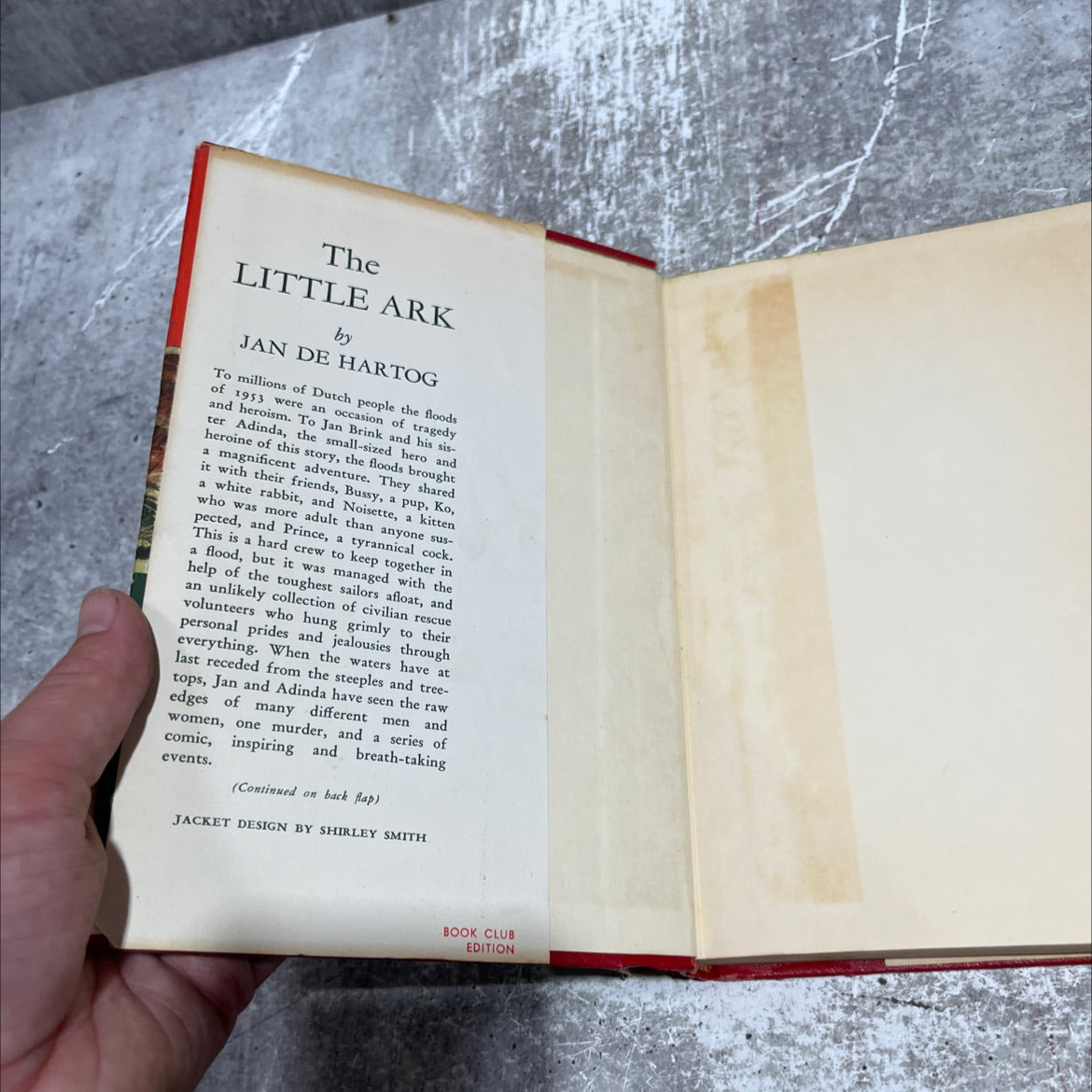 the little ark book, by jan de hartog, 1953 Hardcover image 4