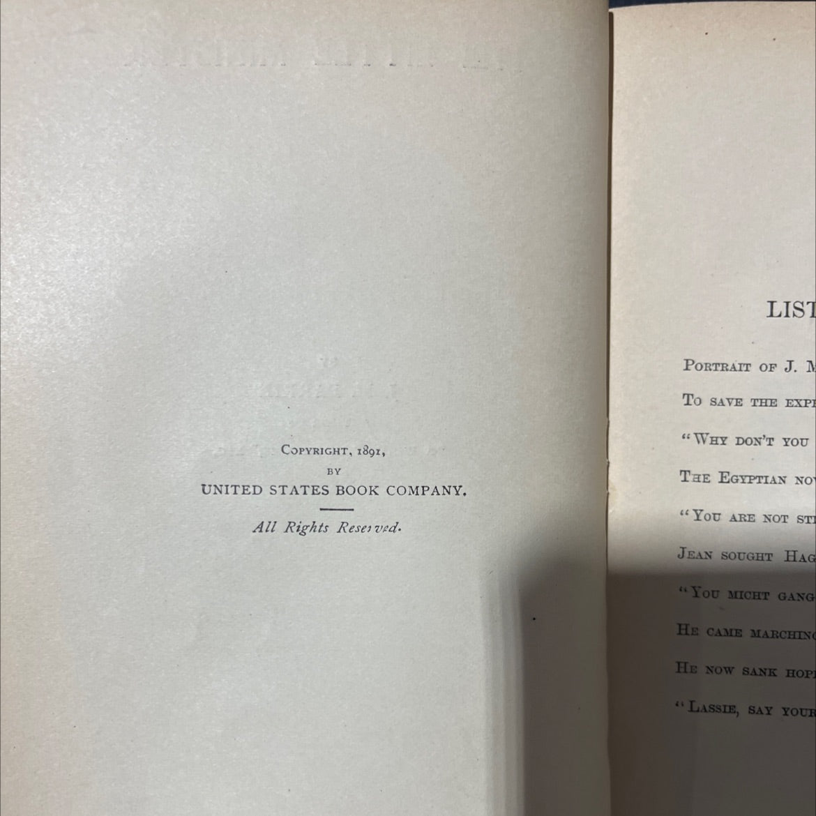 the little minister book, by j. m. barrie, 1891 Hardcover image 3