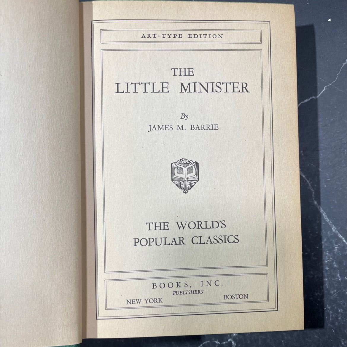 the little minister book, by james m. barrie, 1970 Hardcover image 2
