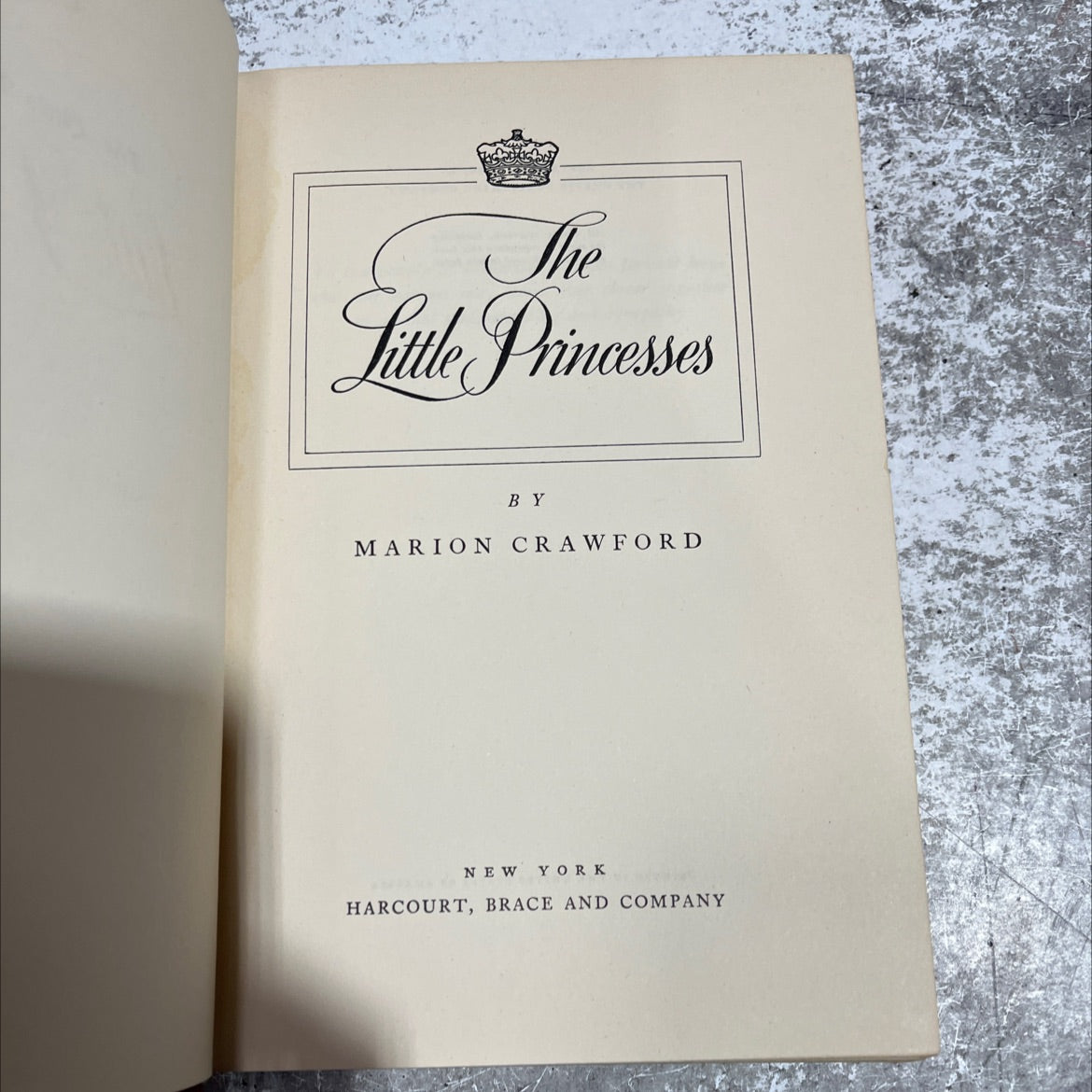 the little princesses book, by marion crawford, 1950 Hardcover image 2