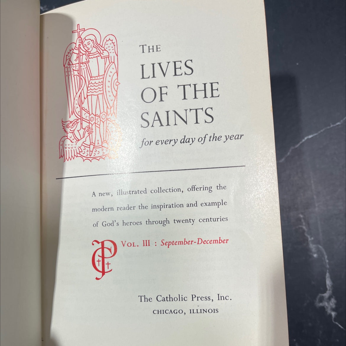 the lives of the saints for every day of the year book, by unknown, 1962 Hardcover image 2