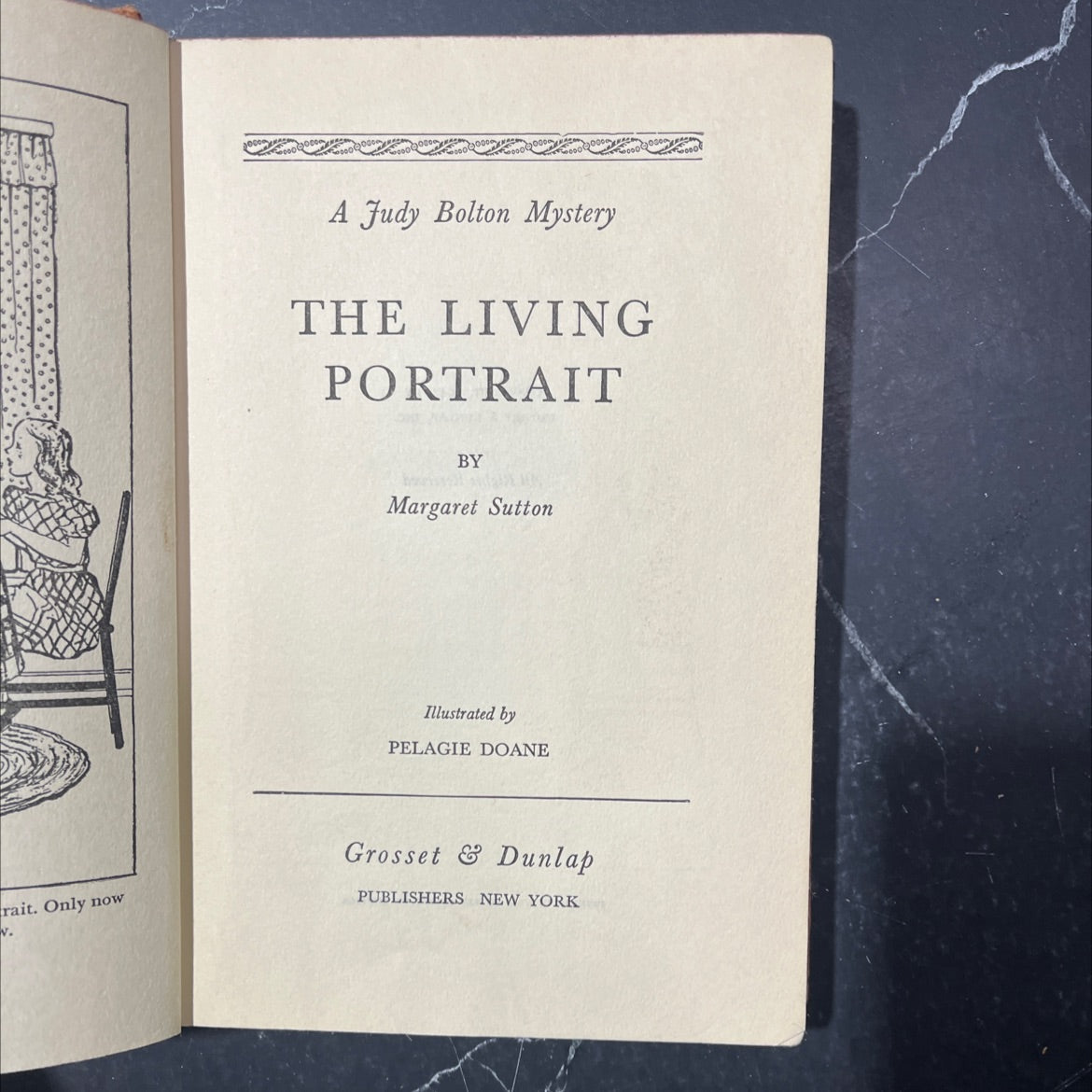 the living portrait book, by Margaret Sutton, 1947 Hardcover image 2
