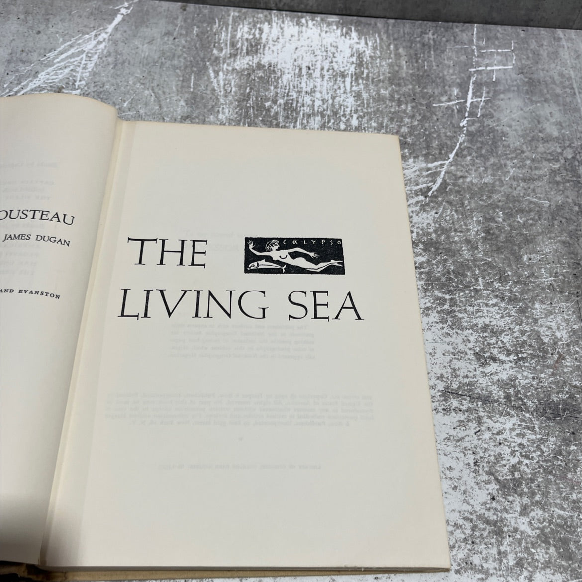 the living sea book, by james dugan, 1963 Hardcover image 2