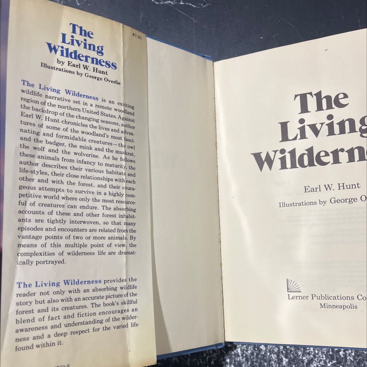 the living wilderness book, by Earl W. Hunt, 1977 Hardcover image 4