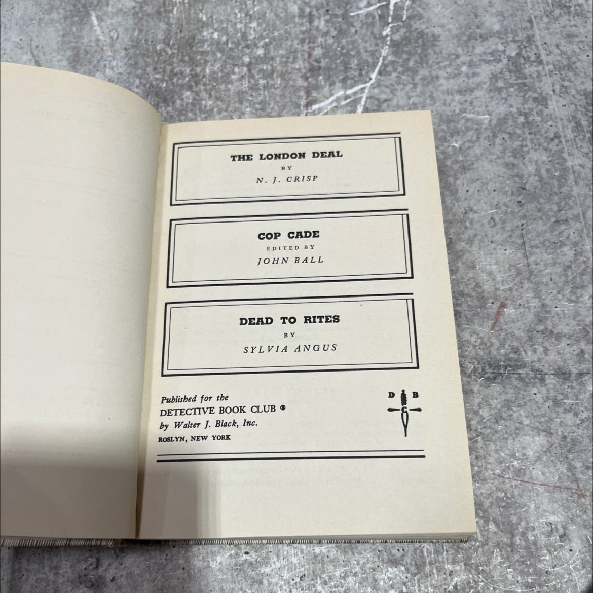 the london deal book, by n. j. crisp, 1978 Hardcover image 2