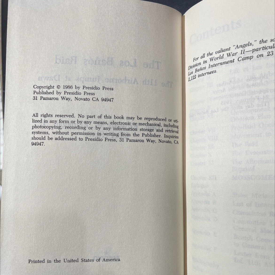 the los baños raid the 11th airborne jumps at dawn book, by quy diam dood sult davis andan lt. gen. edward m. flanagan, image 3