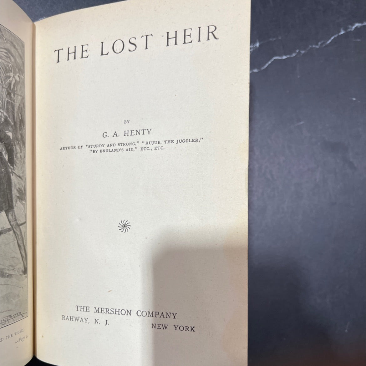 the lost heir book, by g. a. henty, not stated Hardcover image 3