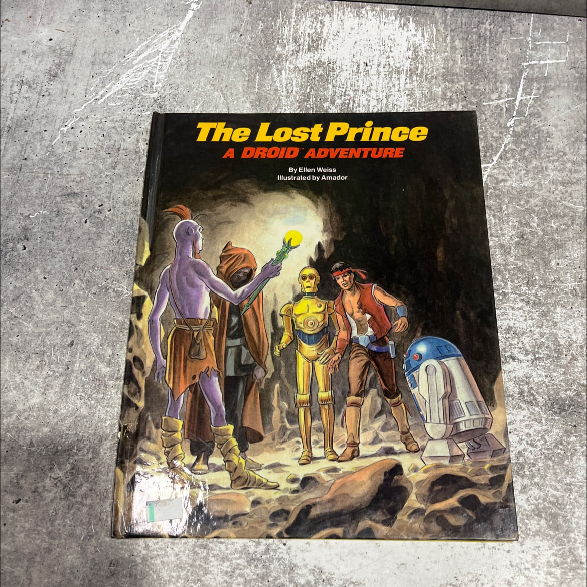the lost prince a droid adventure book, by ellen weiss, 1985 Hardcover image 1