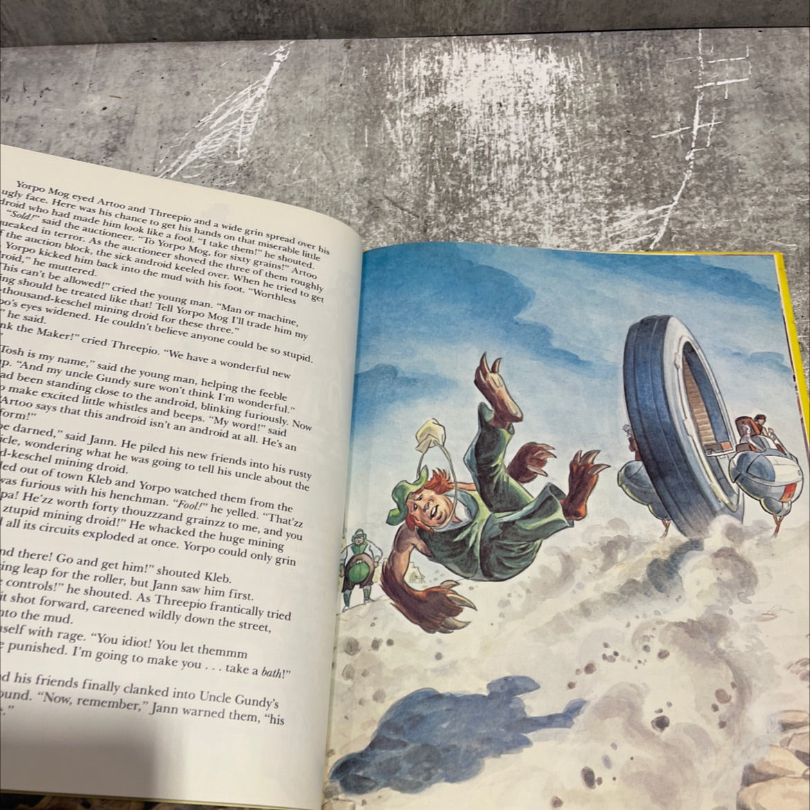 the lost prince a droid adventure book, by ellen weiss, 1985 Hardcover image 3