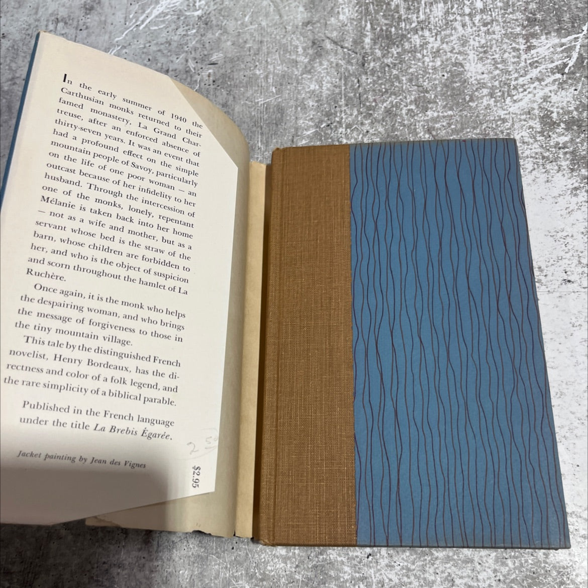 the lost sheep book, by henry bordeaux, 1955 Hardcover image 4