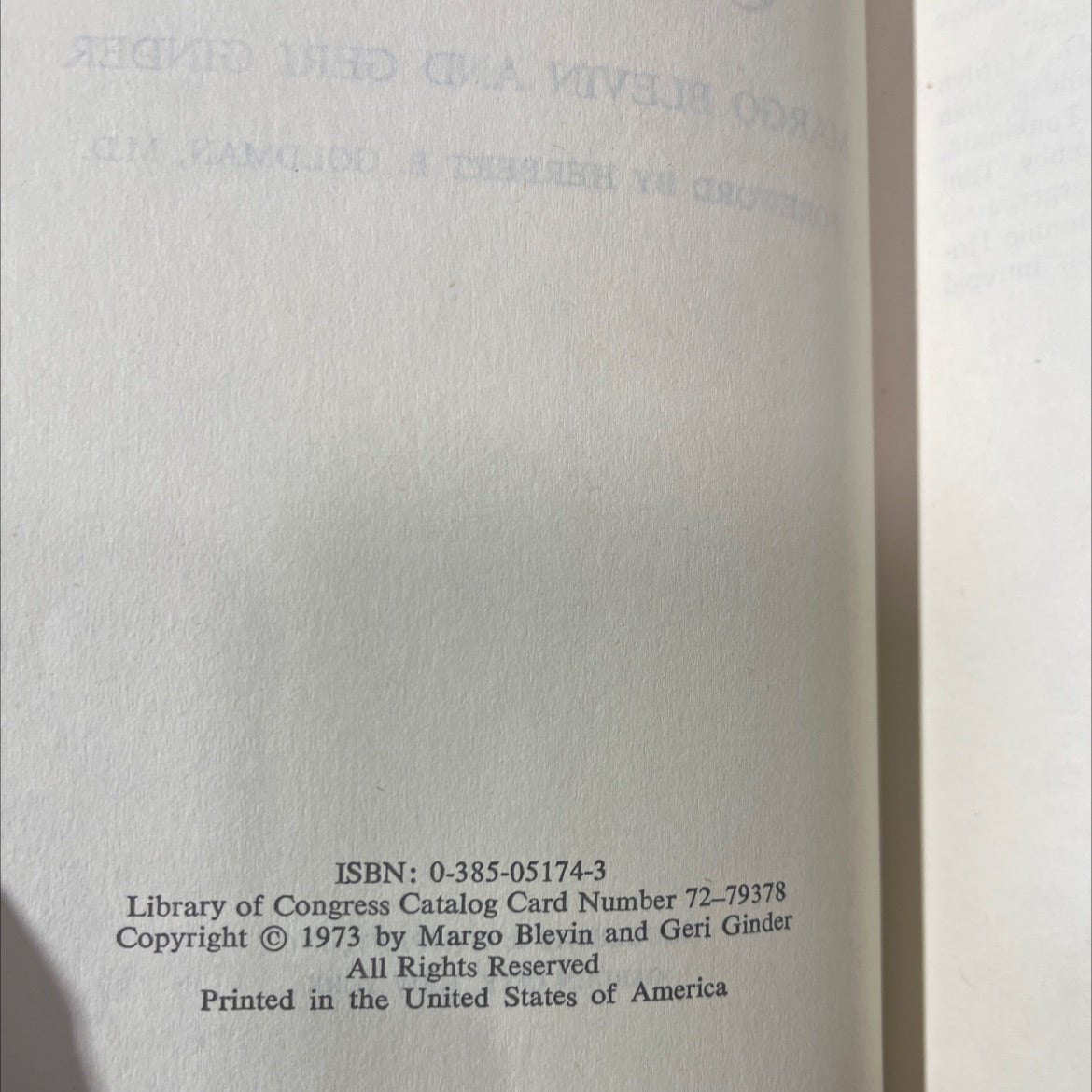 the low blood sugar cookbook book, by Margo Blevin and Geri Ginder, 1973 Hardcover image 3