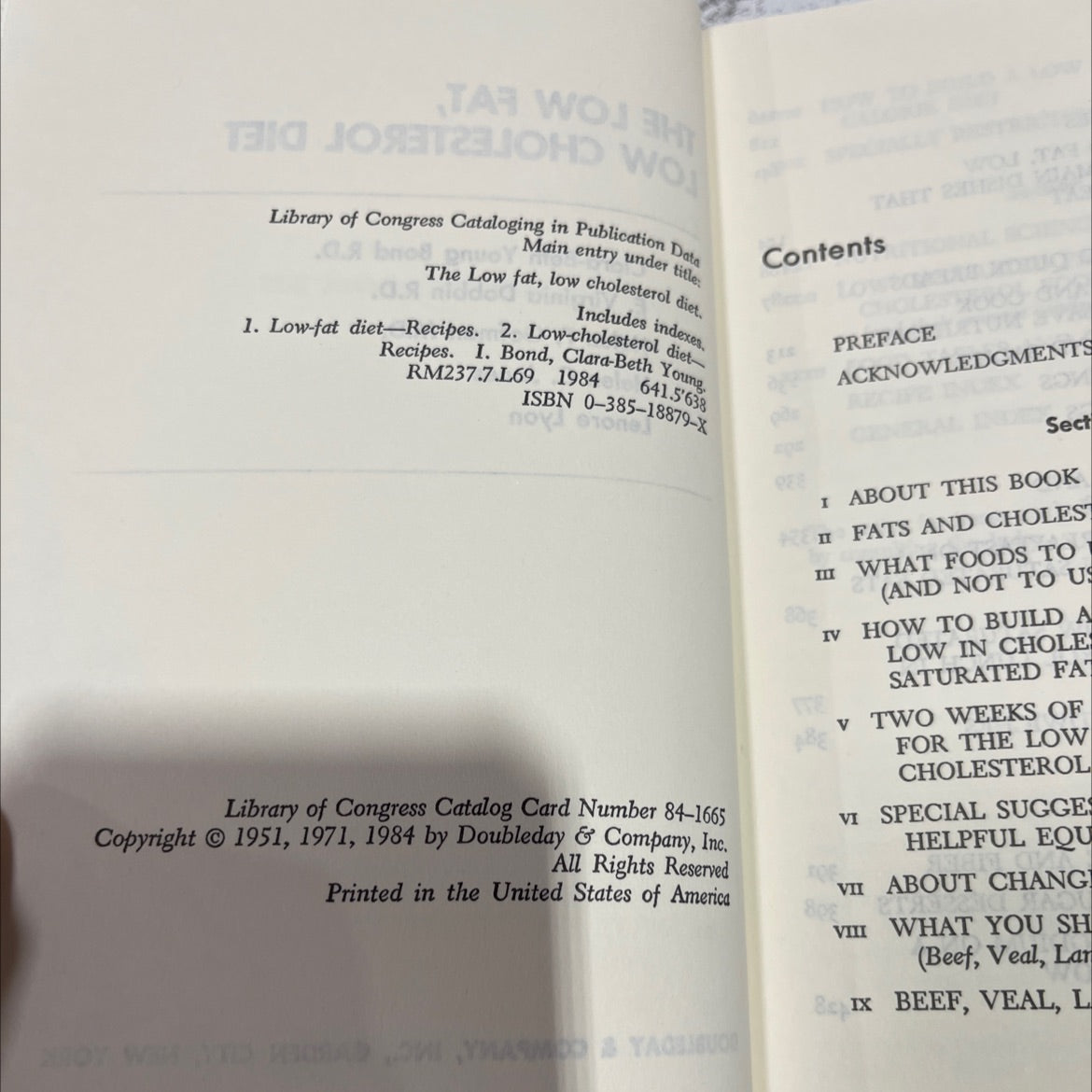 the low fat, low cholesterol diet book, by Clara-Beth Young Bond, Virginia Dobbin, Helen F. Gofman, Helen C. Jones, image 3