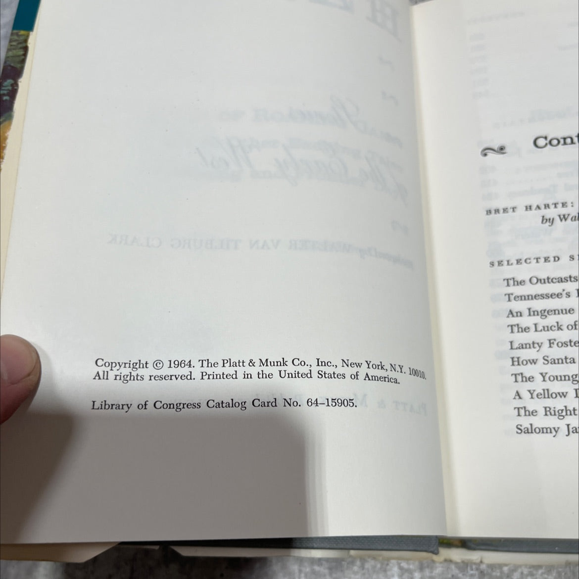 the luck of roaring camp and 16 other exciting tales of mining and frontier days book, by brett harte, 1964 Hardcover image 3