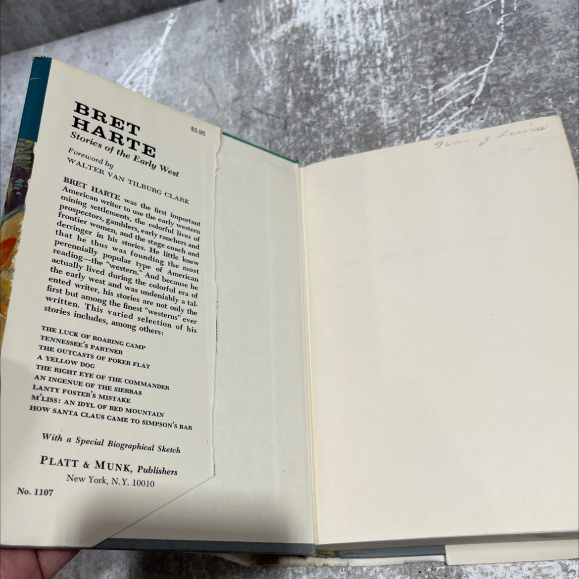 the luck of roaring camp and 16 other exciting tales of mining and frontier days book, by brett harte, 1964 Hardcover image 4