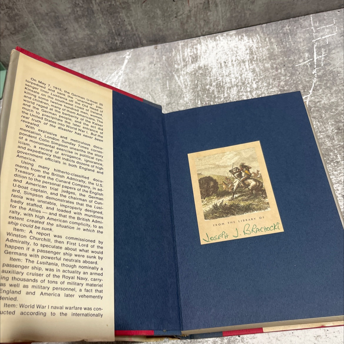 the lusitania book, by colin simpson, 1972 Hardcover image 4