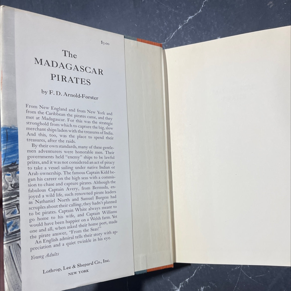 the madagascar pirates book, by Rear-Admiral F. D. Arnold-Forster, 1957 Hardcover image 4