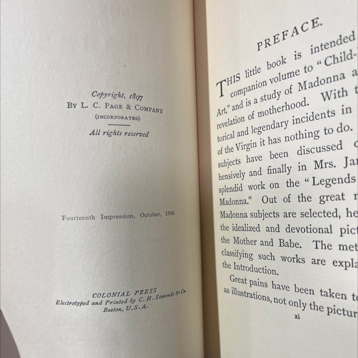 the madonna in art book, by estelle m. hurll, 1906 Hardcover image 3