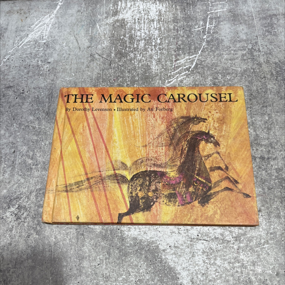 the magic carousel book, by dorothy levenson, 1967 Hardcover image 1