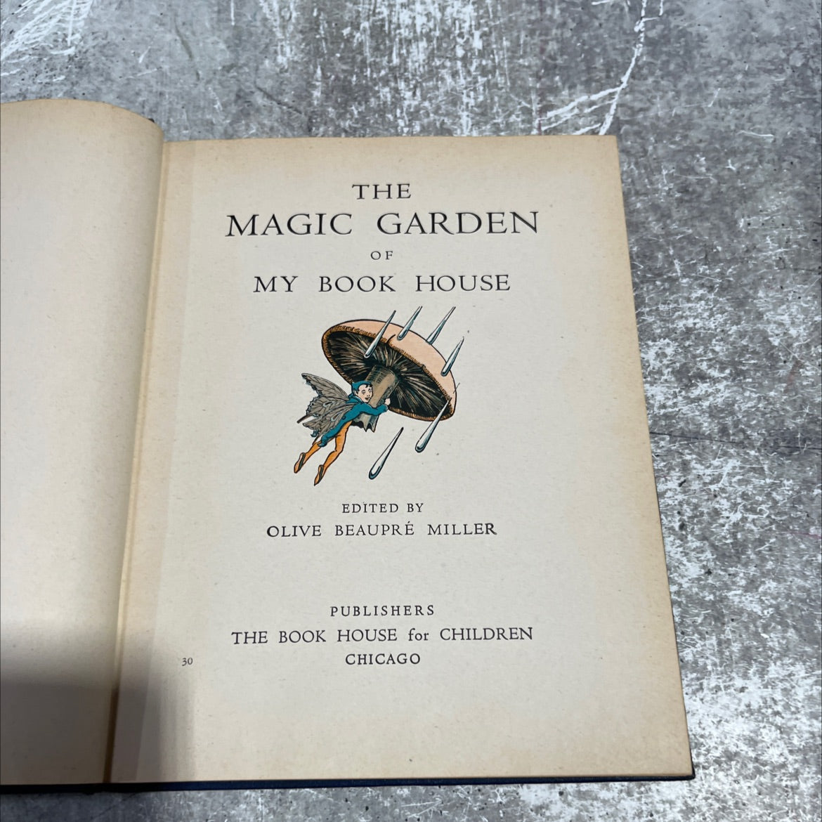 the magic garden of my book house book, by olive beaupré miller, 1937 Hardcover image 2