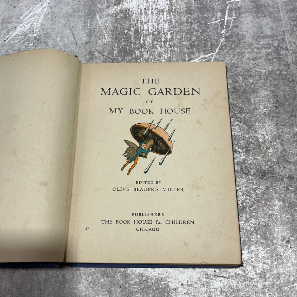 the magic garden of my book house book, by olive beaupré miller, 1937 Hardcover image 2