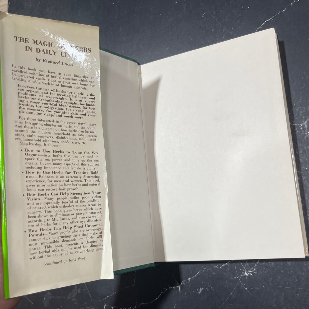 the magic of herbs in daily living book, by richard lucas, 1972 Hardcover image 4