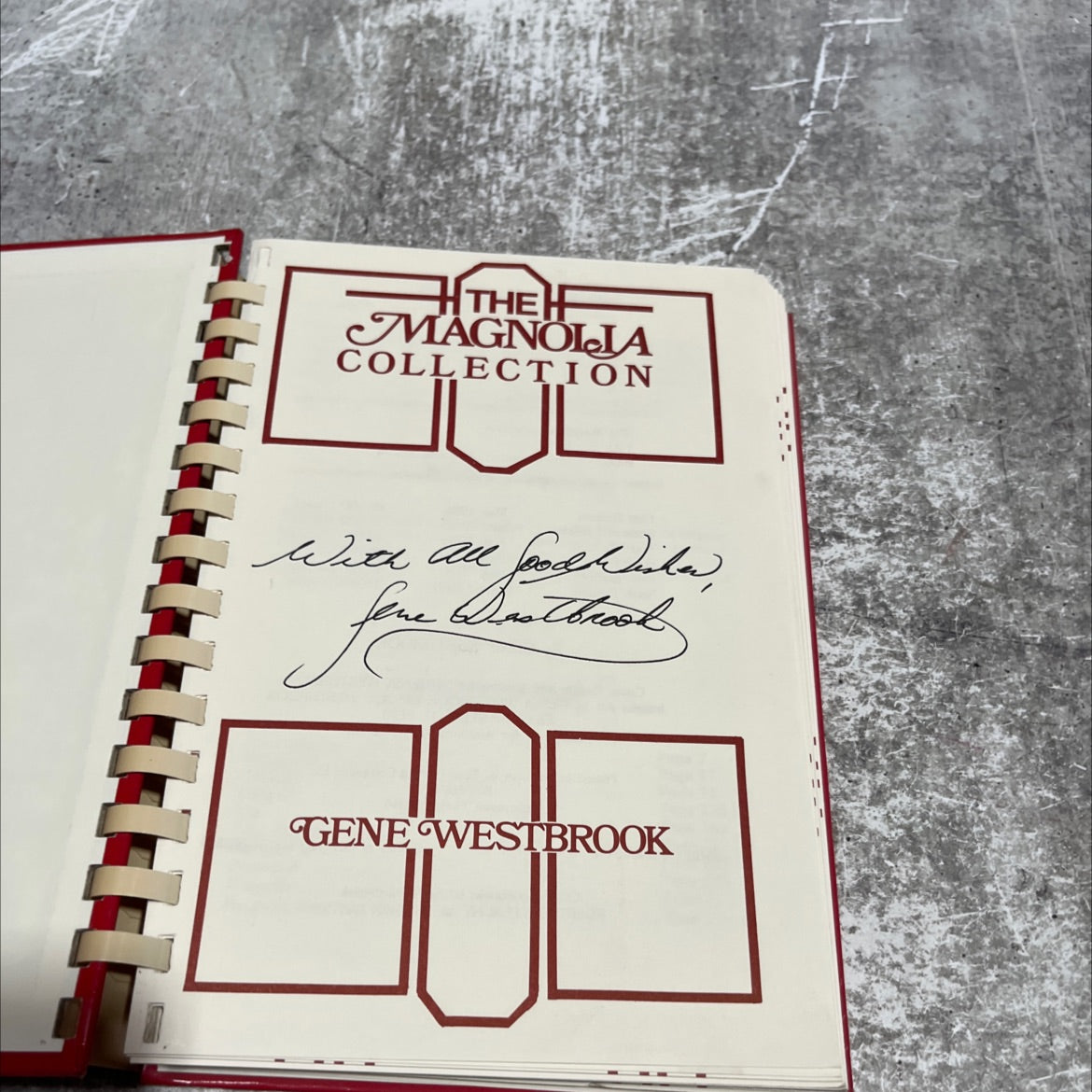 the magnolia collection book, by gene westbrook, 1991 Hardcover image 2