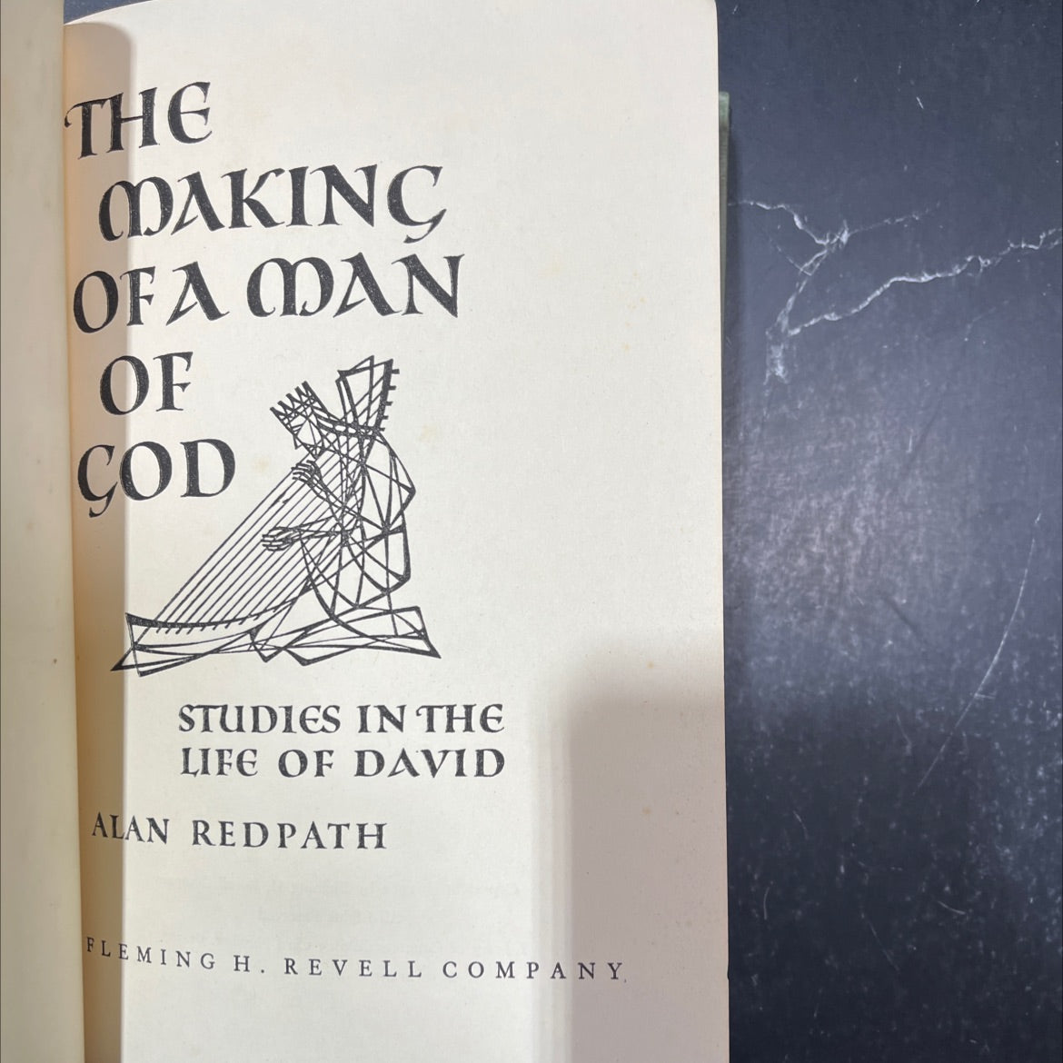 the making of a man of god studies in the life of david alan red path fleming book, by unknown, 1962 Hardcover image 2