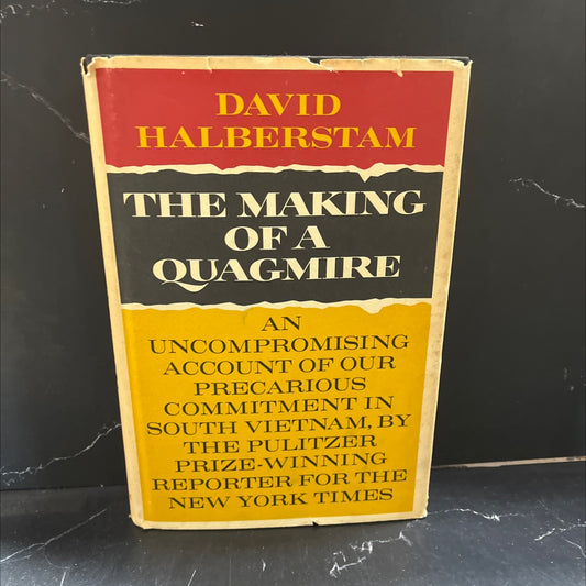 the making of a quagmire book, by david halberstam, 1965 Hardcover image 1
