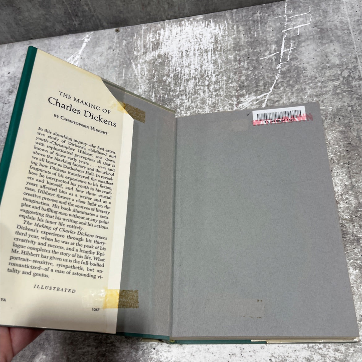 the making of charles dickens book, by christopher hibbert, 1967 Hardcover image 4