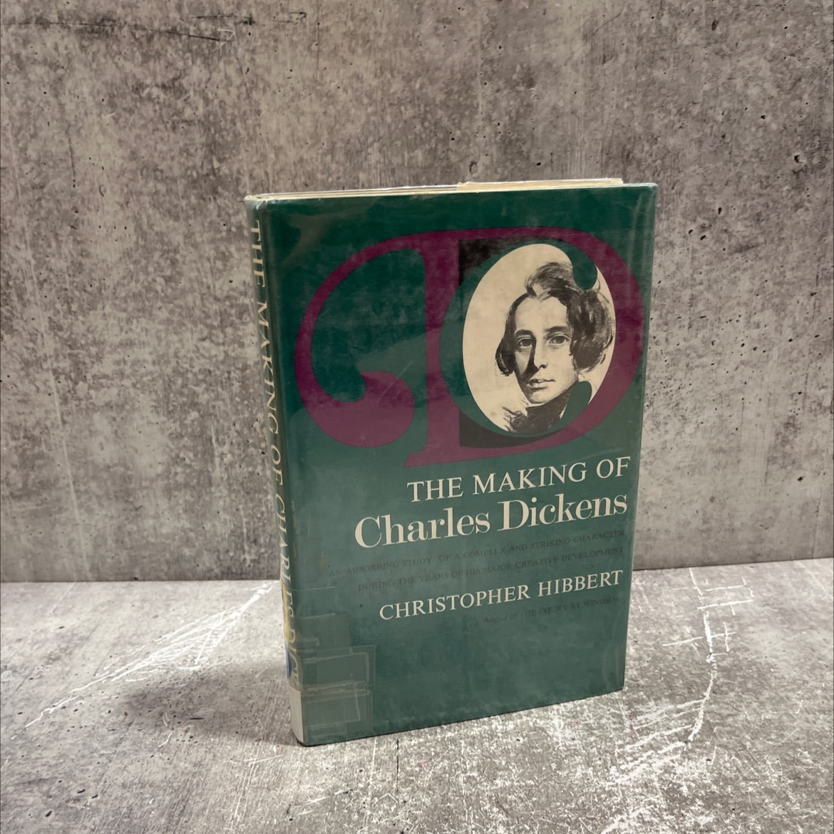 the making of charles dickens book, by christopher hibbert, 1967 Hardcover image 1