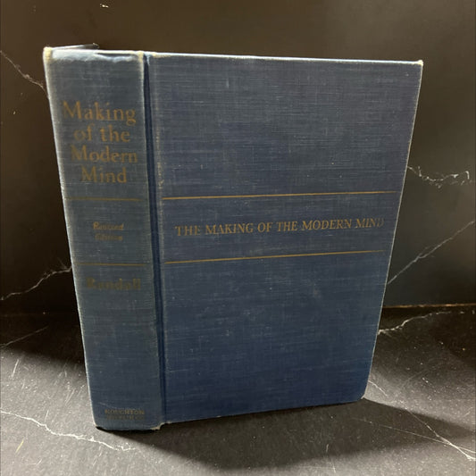the making of the modern mind revised edition book, by john herman randall, jr., 1954 Hardcover image 1