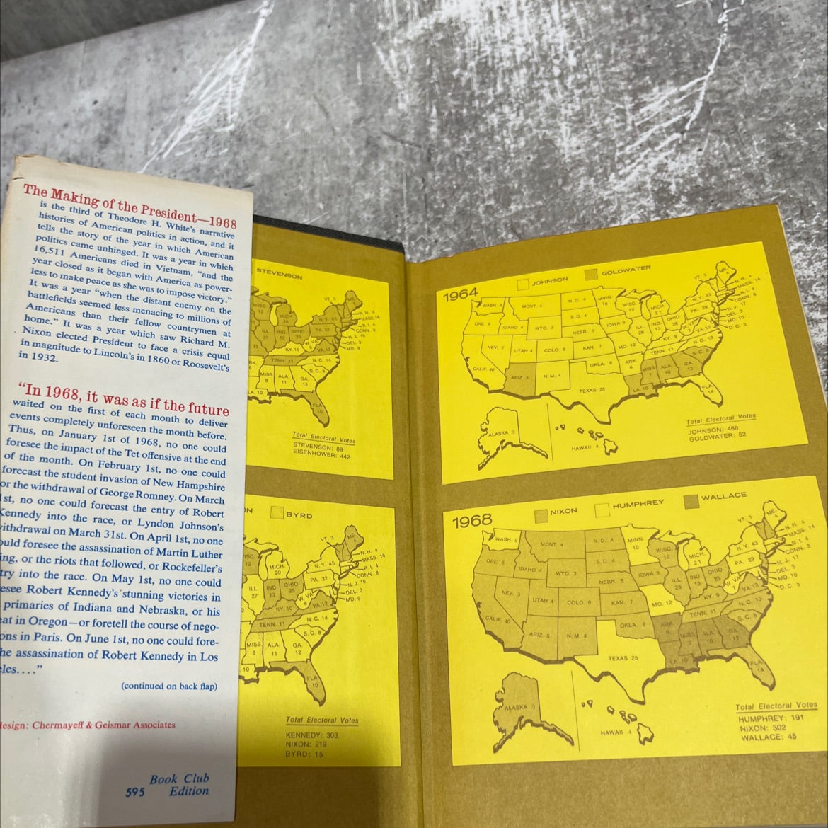 the making of the president 1968 book, by theodore h. white, 1969 Hardcover image 4