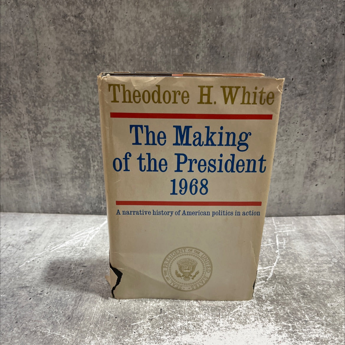 the making of the president 1968 book, by theodore h. white, 1969 Hardcover image 1