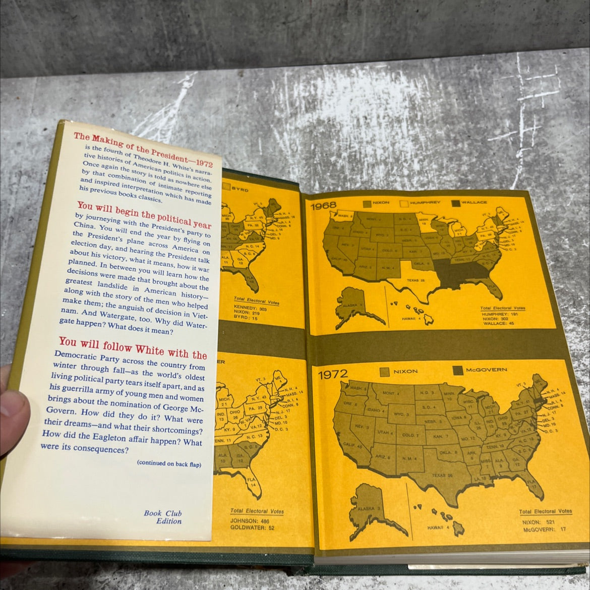 the making of the president 1972 book, by theodore h. white, 1973 Hardcover image 4