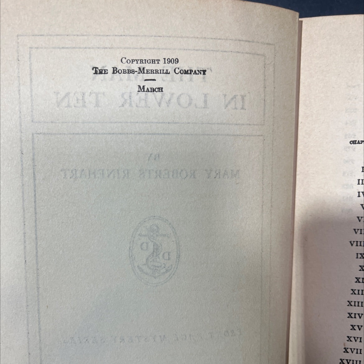 the man in lower ten book, by mary roberts rinehart, 1929 Hardcover image 3
