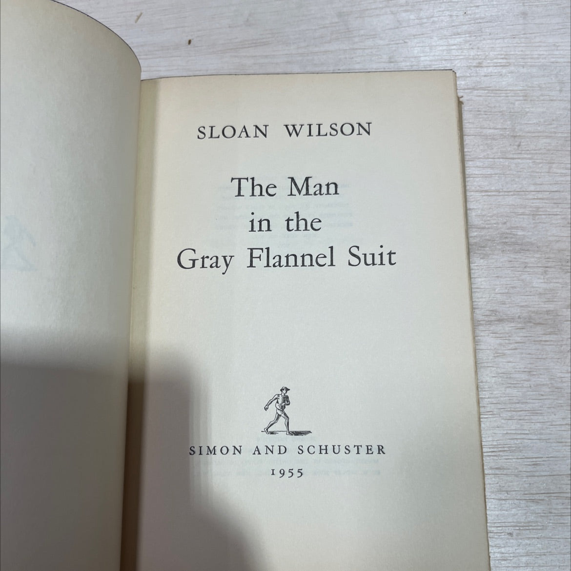 the man in the gray flannel suit book, by sloan wilson, 1955 Hardcover image 2