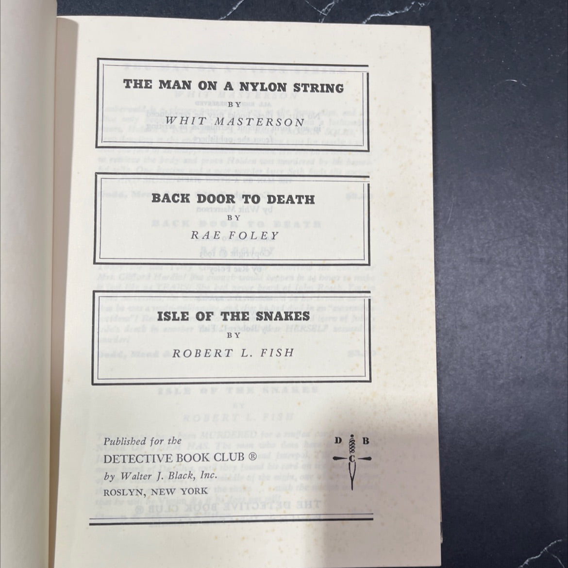 the man on a nylon string book, by whit masterson, 1963 Hardcover image 2