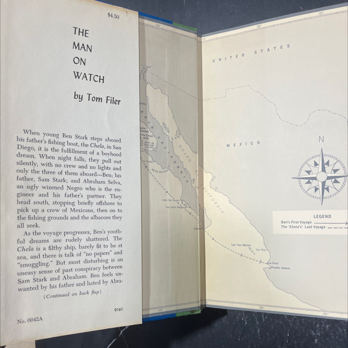 the man on watch book, by tom filer, 1961 Hardcover image 4