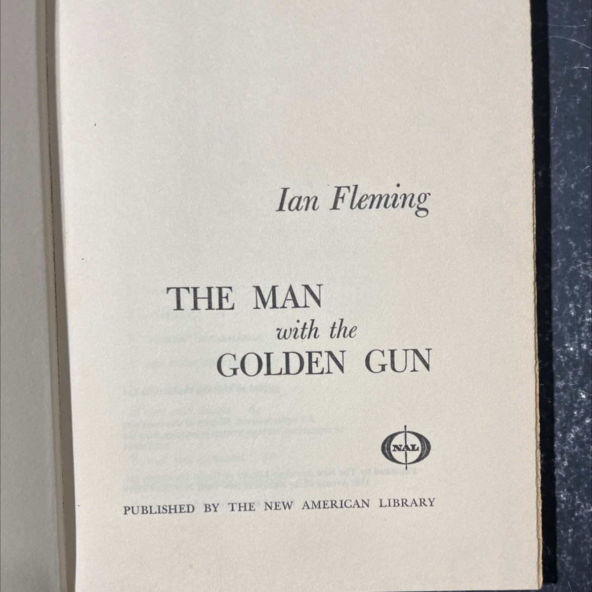 the man with the golden gun book, by Ian Fleming, 1965 Hardcover image 2