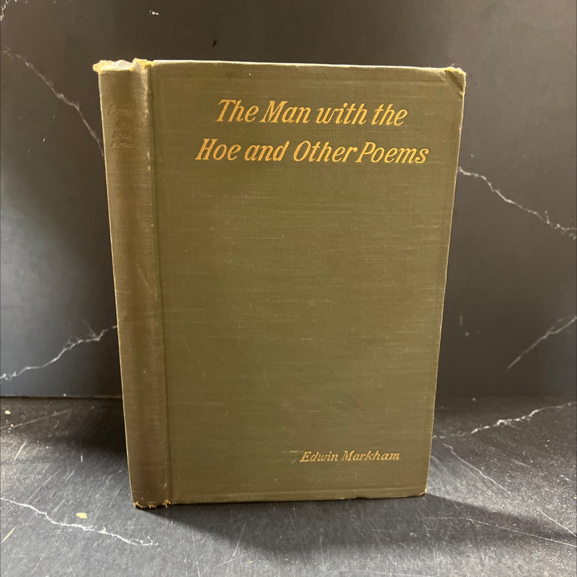 the man with the hoe and other poems book, by edwin markham, 1920 Hardcover image 1