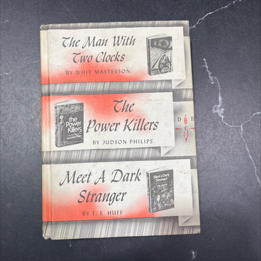 the man with two clocks book, by Whit Masterson, 1974 Hardcover image 1